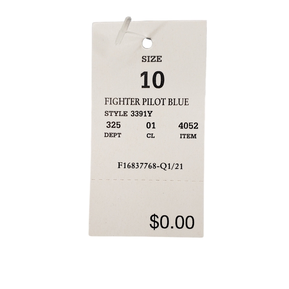 NWT Cat & Jack Girls School Uniform Pants Size 10 - Two Pack Blue And Beige - Picture 8 of 8